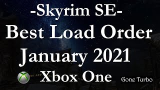 Skyrim SE January 2021 Load Order [upl. by Elpmet]