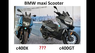 BMW C400x vs C400GT Maxi Scooters quotWHICH ONE IS FOR YOUquot [upl. by Gnek]