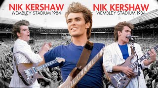 Nik Kershaw LIVE  Wembley Stadium 1984  with Interview [upl. by Eriha]