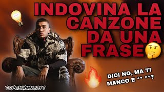 INDOVINA La CANZONE ATTRAVERSO Una FRASE TRAPRAP [upl. by Adaliah]