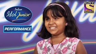 Anjanas Performance On quotAapki Nazron Ne Samjhaquot Impresses The Judges  Indian Idol Junior [upl. by Sible]