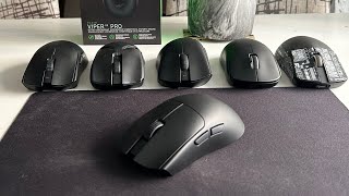 Razer Viper V3 Pro  comparisons to other popular mice [upl. by Anaiek]