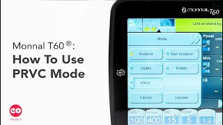 Monnal T60 How To Use PRVC Ventilation Mode  S02E01 [upl. by Finlay383]