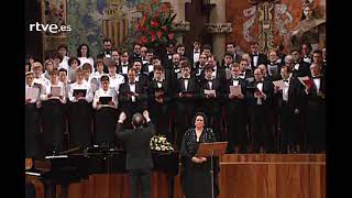 Montserrat Caballé  El Cant Dels Ocells 1992 Palau [upl. by Eecram]