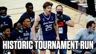 Saint Peter’s 2022 NCAA Tournament Highlights Cinderella Run [upl. by Niamjneb]