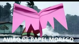 Como fazer um Avião de Papel que voa rapido Planador DE PAPEL DOBRADURAS DE PAPEL ORIGAMI fácil [upl. by Rekrap178]