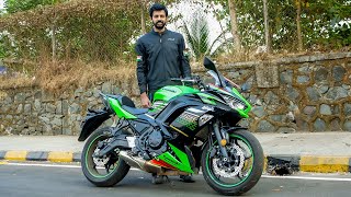 Kawasaki Ninja 650  Looks Stellar Rides Well  Faisal Khan [upl. by Akinek]