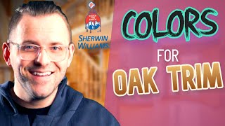 Sherwin Williams Paint Colors To Use With Honey Oak Trim [upl. by Arhat]