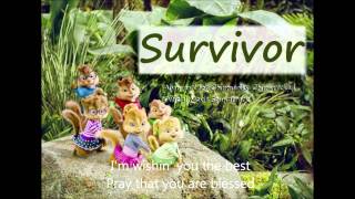 Alvin and the Chipmunks Chipwrecked quotSurvivorquot With Lyrics on screen [upl. by Yekciv]