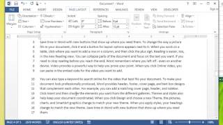 Microsoft Word  Adding Line Numbers [upl. by Nosredneh181]