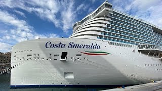 Costa Smeralda Cruise Ship Tour 4K [upl. by Cyrus]