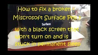 Microsoft Surface Pro 3 wont turn on [upl. by Eisiam]