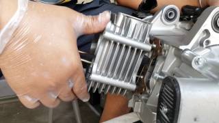 How to install GY6 Cylinder TopEnd on SSPG 180cc POWER KIT Part 7 [upl. by Amice343]