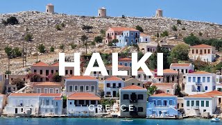 Halki Chalki Greece ► Video guide 2 min  4K [upl. by Assenal]