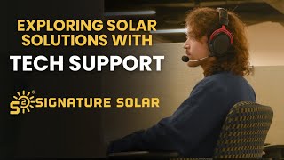 Signature Solar Solutions An Exclusive Tech Support Interview [upl. by Inittirb]