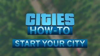 Cities Skylines  How To Start Your City  Xbox  PS4 [upl. by Eddy390]