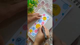 Stunning simple and easy book 💖🔥🌹art assignmentfrontpage bookmardrawing viralvideo shorts [upl. by Aisek]