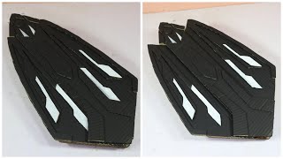 How To Make Captain America Wakandan Shield Expandable Shield [upl. by Nnahtur]