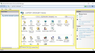 IIS Manager Configuration  How to Activate IIS Service and Feature in Windows [upl. by Nosral]