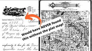 How to Find a Land Patent Using a Plat Map  Roam Your Roots [upl. by Compton829]