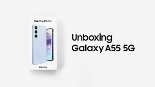 Galaxy A55 5G Official Unboxing  Samsung [upl. by Ahterod191]