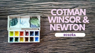 ACUARELAS Winsor amp Newton COTMAN RESEÑA detallada [upl. by Aletta932]