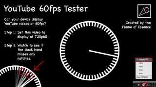 YouTube 60fps Tester [upl. by Maxim]