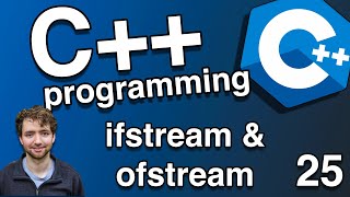 Reading and Writing to Files ifstream and ofstream  C Tutorial 25 [upl. by Absalom900]