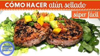 CÓMO HACER ATÚN SELLADO FÁCIL  Cocina de Addy [upl. by Arikehs]