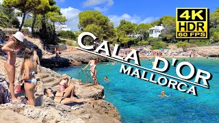 Cala dOr Beach Walk Mallorca Santanyí 4K 60fps HDR Dolby Atmos 💖 Balearic Islands 👀 Spain 🇪🇸 [upl. by Aisenat157]