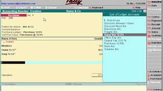 How to enter the sales and purchase entry in tally [upl. by Ailen]