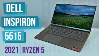 New for 2021 Dell Inspiron 15 5515 5500U AMD Ryzen 5 Laptop Review [upl. by Torie]