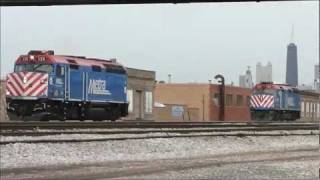 The Best of Metra Plus Amtrak 145 at Tower A2 Chicago 130212 [upl. by Luas]