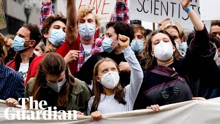 Fridays for Future climate protests kick off with Greta Thunberg in Berlin [upl. by Romona]