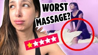 I WENT TO THE WORST REVIEWED SPA IN MY CITY ON YELP 1 STAR ⭐️  Mar [upl. by Acirne218]