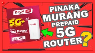 PLDT PREPAID 5G ROUTER  Legit ba ang 5G Network [upl. by Learsiy]