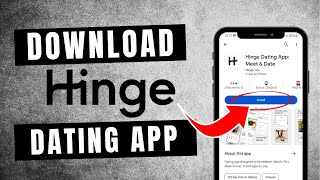 How To DownloadInstall Hinge Dating App 2024 [upl. by Ardnod]