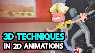 3D Motion in 2D Animation  Cartoon Animator 5 [upl. by Ahseei]