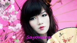 Sayonara Japanese Goodbye  1957   Lyrics [upl. by Yznil]