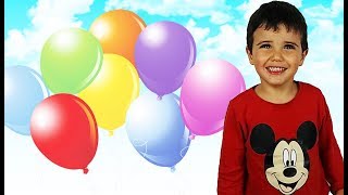 Balloon Popping Learning Colors Fun Learning With Kids Suprise Inside [upl. by Dnomra]