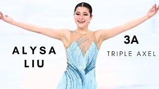 Alysa LIU TRIPLE AXEL 3A [upl. by Coyle]