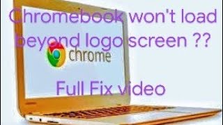 ChromeBook loading problem Easy FIX Recovery Video [upl. by Gnoix138]