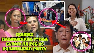 Quimbo napahiya lumabas ang kashungaan ll Gutom ng PCG vs Duranduran party ni BBM [upl. by Mylan]