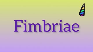 What is Fimbriae [upl. by Euqinamod]