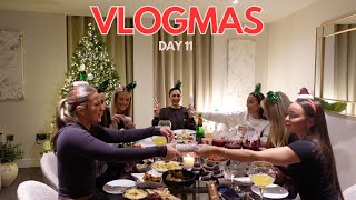 VLOGMAS DAY 11  GIRLS CHRISTMAS COCKTAIL NIGHT  MARY BEDFORD [upl. by Hemphill262]