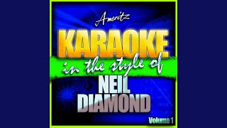 Desiree In the Style of Neil Diamond Karaoke Version [upl. by Ocsicnarf629]