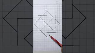 Easy Draw 3D Illusion on Graph shorts 3dart illusion graph viral 3d [upl. by Yliab]