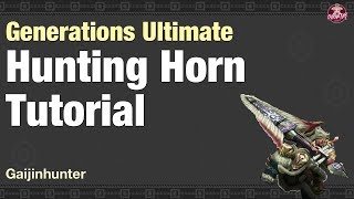 MHGU Hunting Horn Tutorial [upl. by Engle]