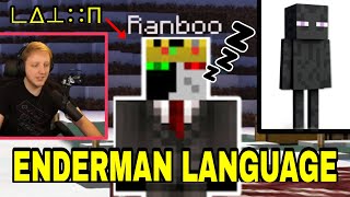 Ranboo Starts SLEEP TALKING in Enderman Language Enderman Lore  Dream SMP [upl. by Ennayr]