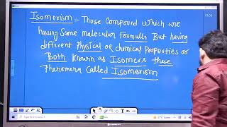 Isomerism 1 lecture DN sir [upl. by Deborath]